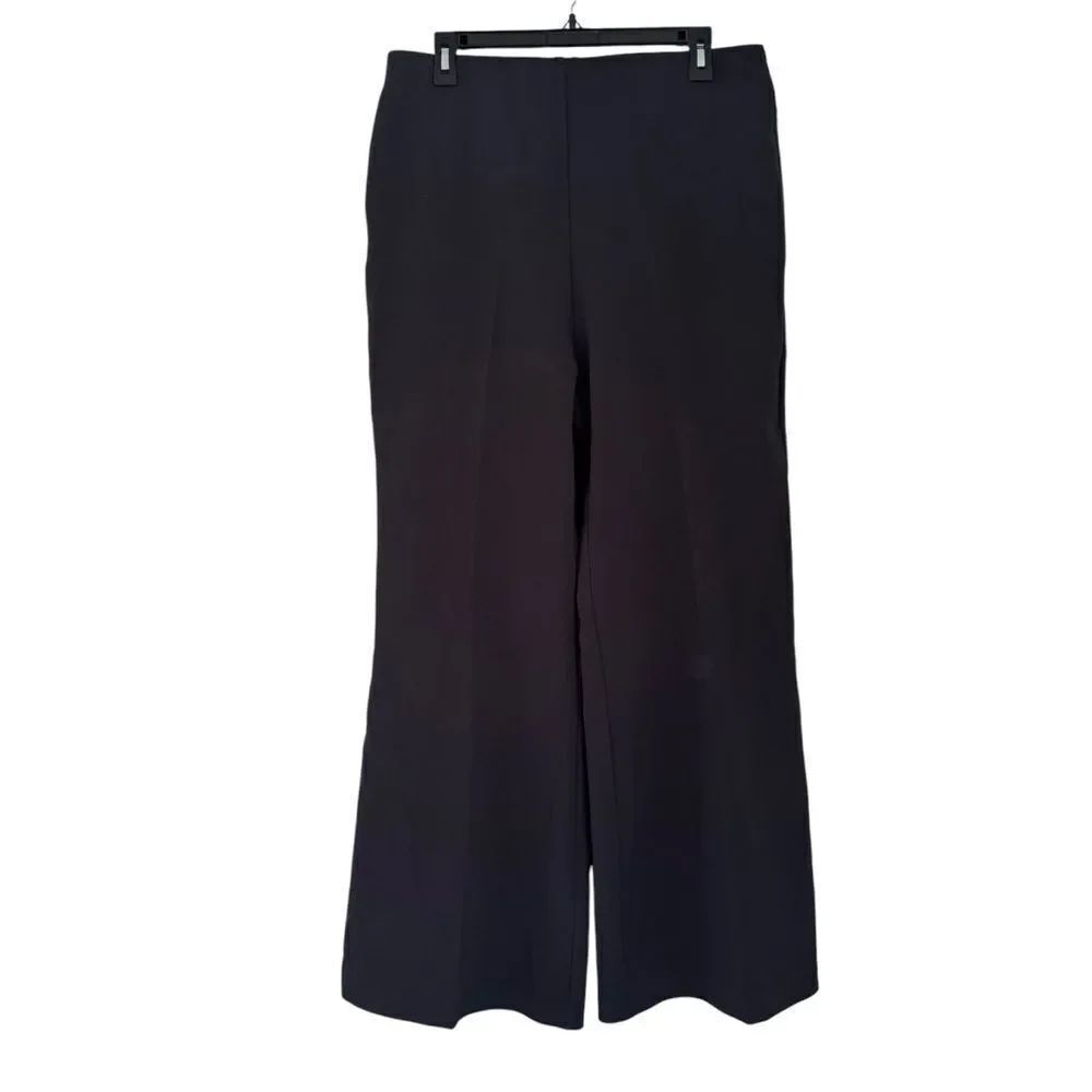Urban Outfitters Black Elastic Waistband Pull on Wide Leg Pants Size 14